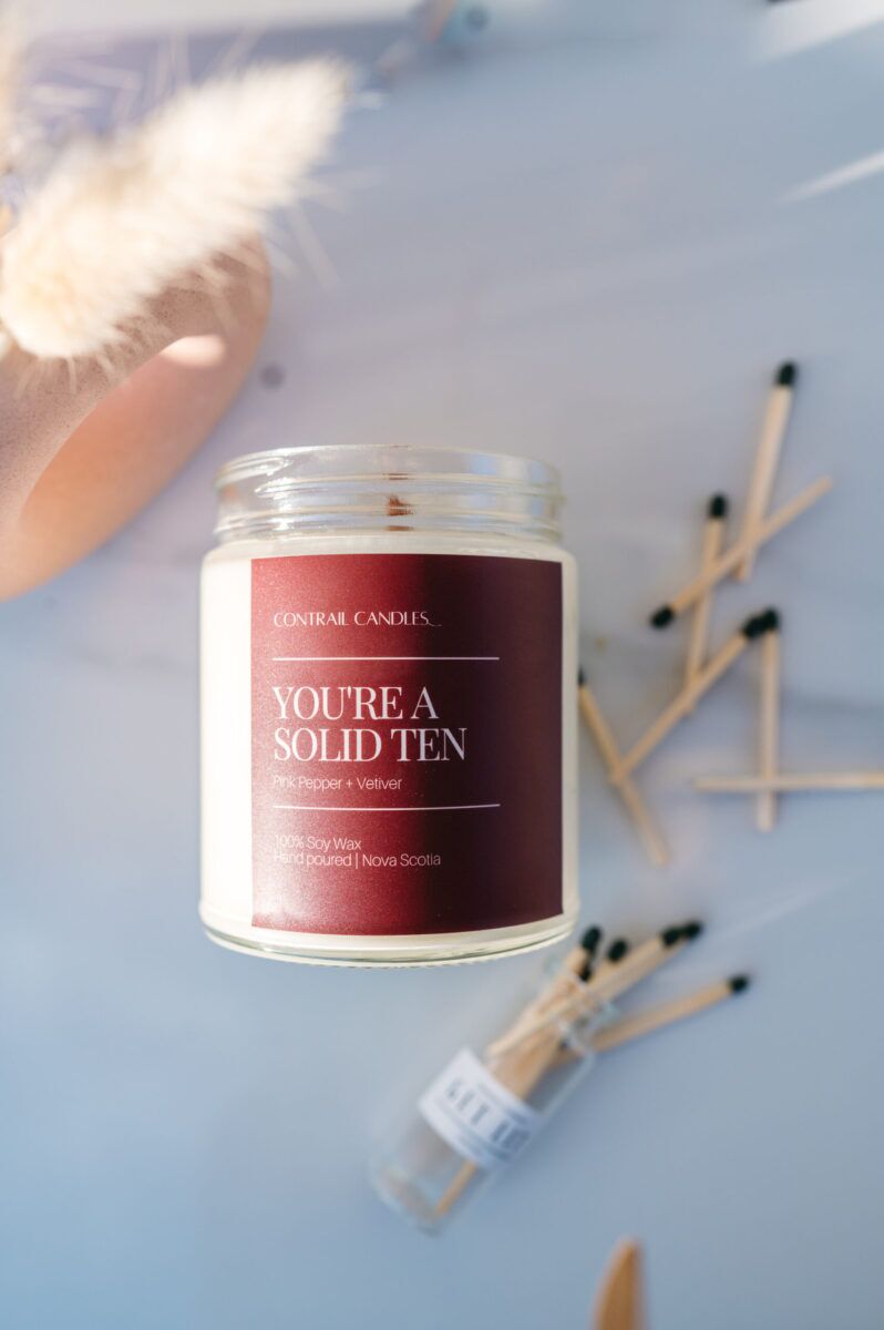 Contrail Candles – Bougie 8oz You’re a Solid Ten – Image 2