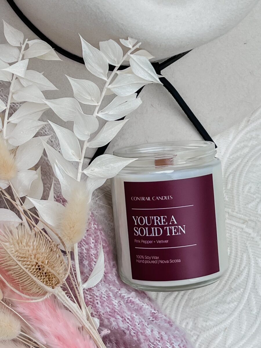 Contrail Candles – Bougie 8oz You’re a Solid Ten